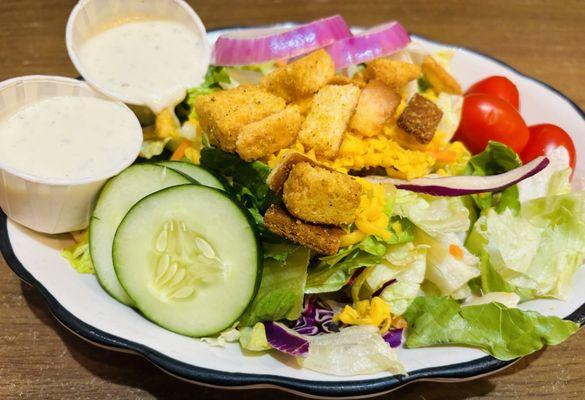 Side House Salad with Ranch!