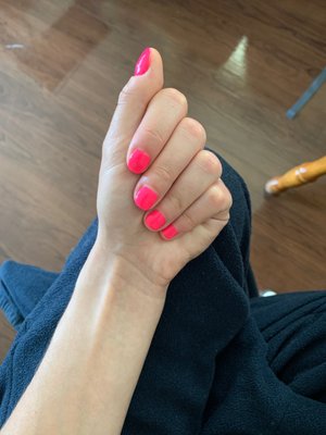 Highlighter pink Mani!