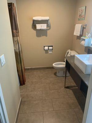 Deluxe King Room: Bathroom