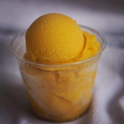 Our 100% all natural Mango Sorbetto