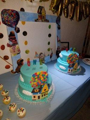 Twin's first bday. Cakes were amazing. Thank you for your excellent work