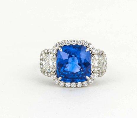 Sapphire and Diamond Rings