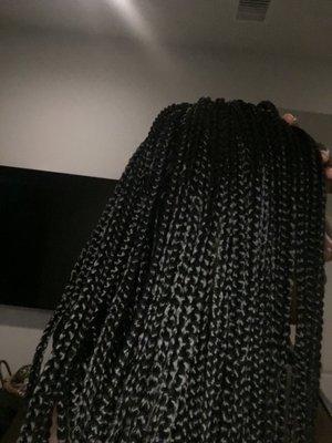 Crochet braids....very nicely done!