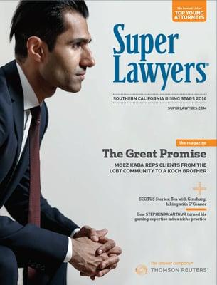 Hieu Vu made Superlawyers Southern California Rising Stars 2016.