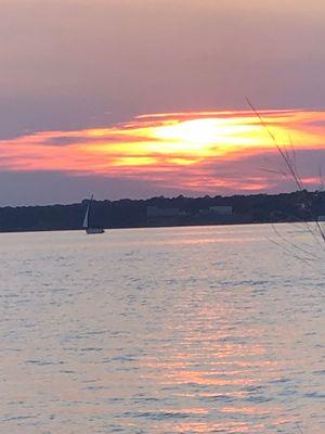 Sailboat at Lake Thunderbird