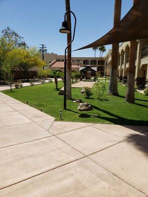 Lovely courtyards