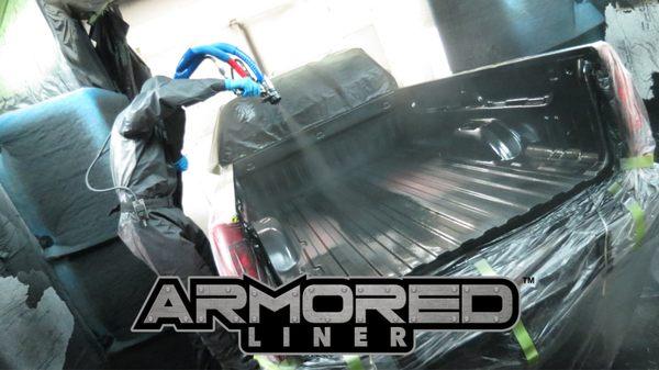 Armored Liner Spray in Bed Liners