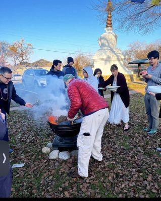 Fire Puja!