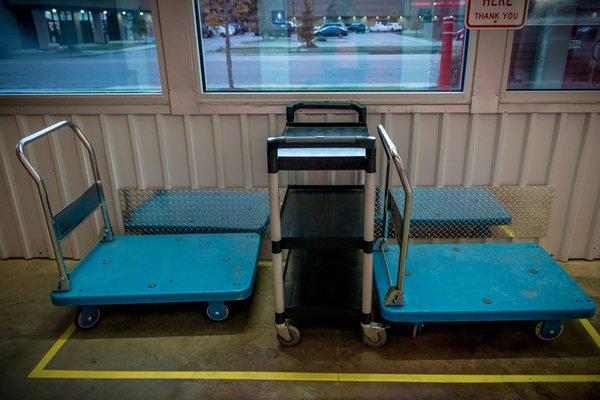 Moving Carts Available