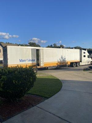 Size of truck to move 2,100 sq ft of household goods