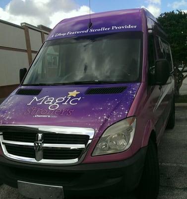 we've added a little magic to the purple van