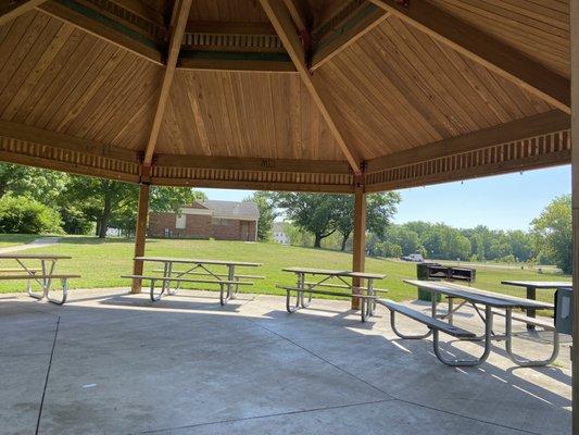 Nankin mills has a nice picnic area with rest station