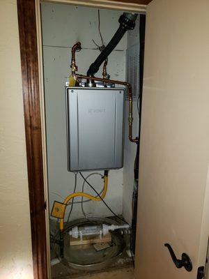 Tankless conversion