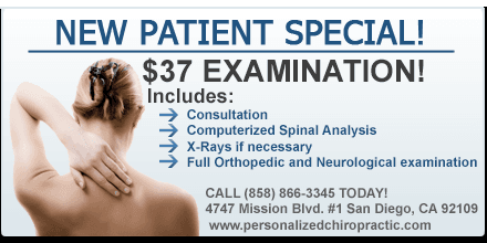 Chiropractic Coupon San Diego.