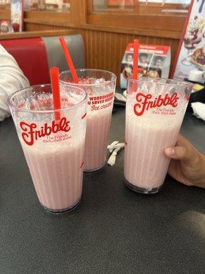 Strawberry milkshake .. delicious