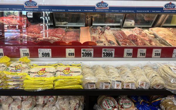 Excellent selection of fresh meats for that weekend BBQ