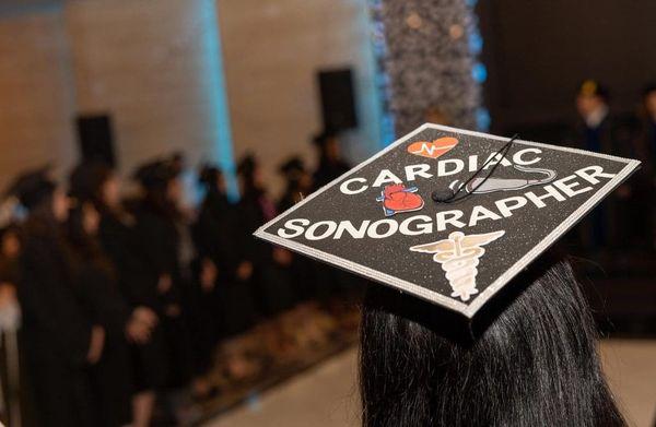 Cardiac sonographer at graduation