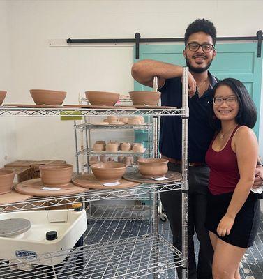 Date Night Pottery Class. Ceramics Class. Pottery Class. #ceramics #pottery #datenight #potteryclass