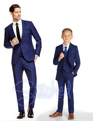 Mens and boys suits