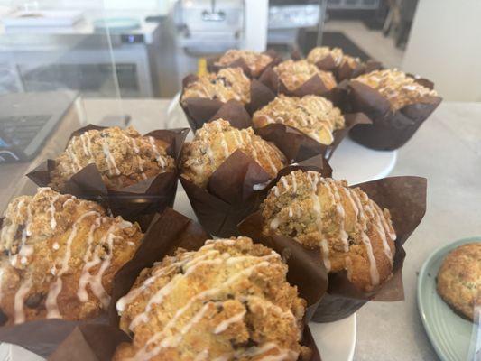 Muffins- Chocolate Chip and Blueberry!