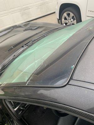 Windshield damage