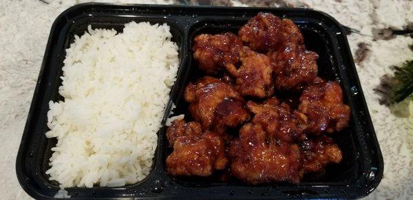 Lunch special: Gen Tsao's Chicken