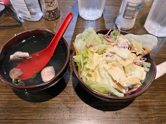 Clear Soup Garden Salad