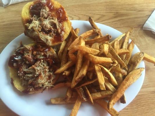 Pulled pork and fries!