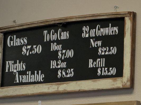 Prices