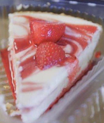 Strawberry Swirl Cheesecake