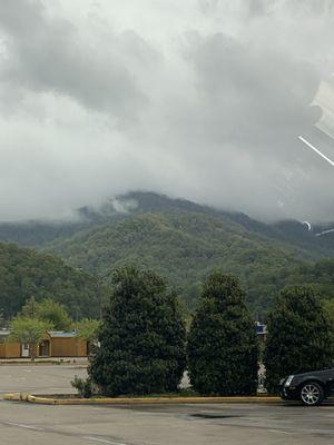 Super tall mountain in Harlan Kentucky.