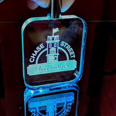 Custom LED keychain