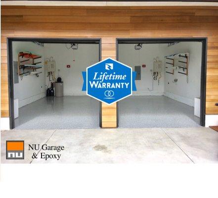 Epoxy flooring in San Diego by Nu Garage.