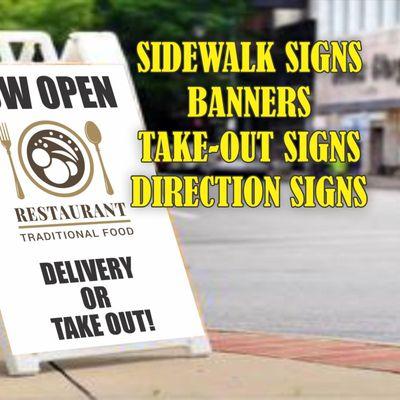 Sidewalk Signs