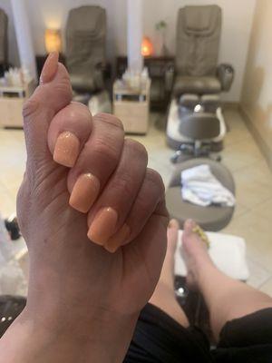 My nails look lovely thanks to foley my nail tech