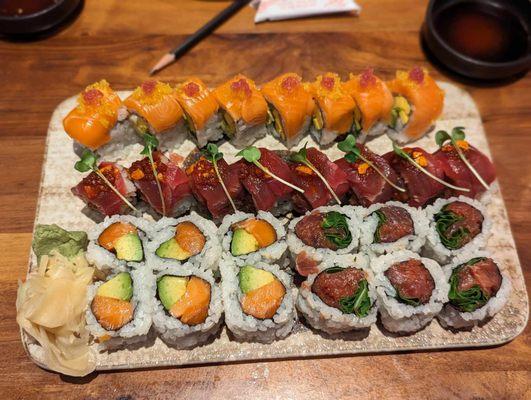 Sushi platter