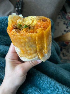 Chorizo Breakfast Burrito