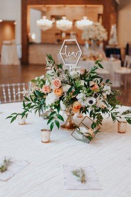 Modern Table Numbers (Photo by: Alyssa Grace Photography)