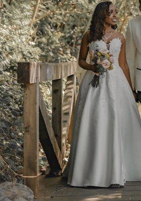 Hemmed ceremony dress