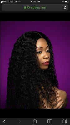 Brazilian deep wave available at impression beauty salon