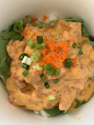 Spicy Ahi poke bowl