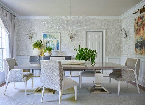 New Canaan, CT Dining Room | Photography by Jane Beiles