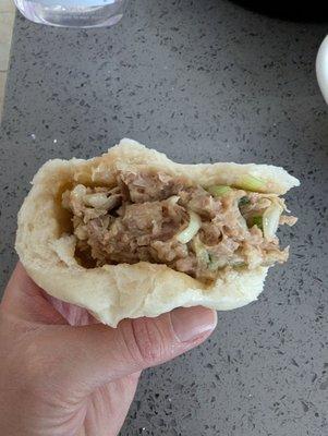 pork and veggies steamed bun