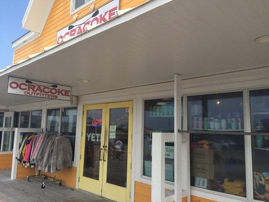 Souvenirs and such are sold at Ocracoke Trading Company