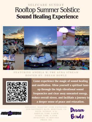 Rooftop Sound Healing Experience coming in June