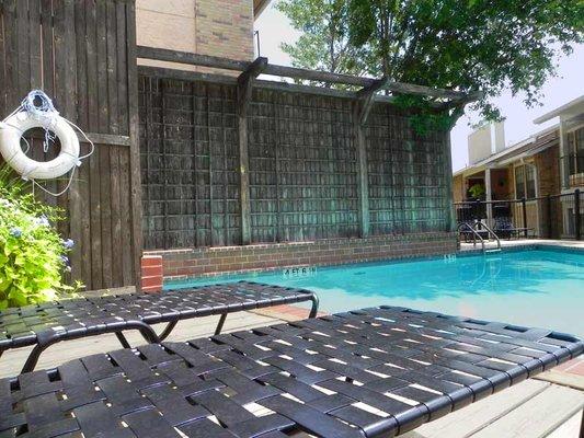 Highcrest Apartments - San Marcos, TX; Community Pool Area