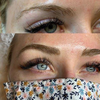 Before/After Microblading by Amy