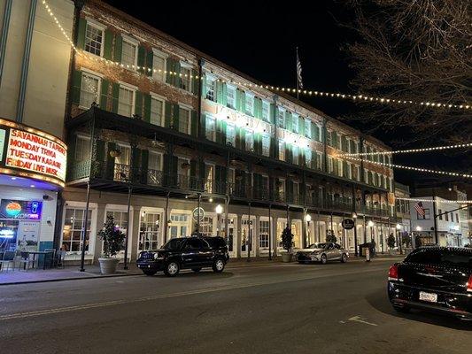 Marshall House Hotel once a Union hospital for wounded soldiers until the end of the Civil War