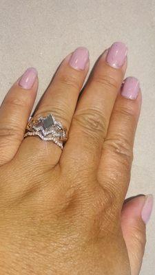 Narinder thank you!  You were so helpful and friendly.  I love my new rings.  They are perfect together.