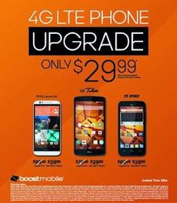 ONLY $29.99 4G LTE Phones!